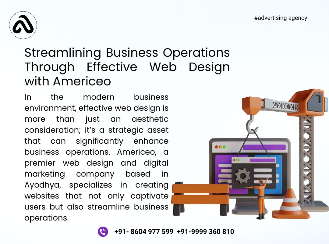 Streamlining Business Operations Through Effective Web Design with Americeo